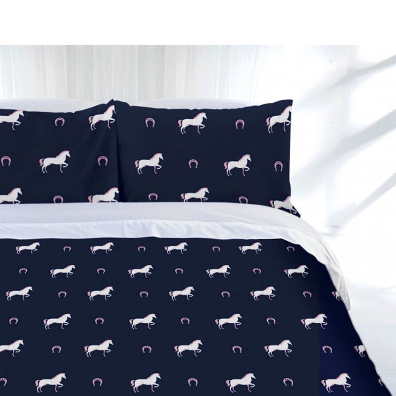 Just Home Just Home Horse Shoe Quilt Cover Set Single Payday Deals