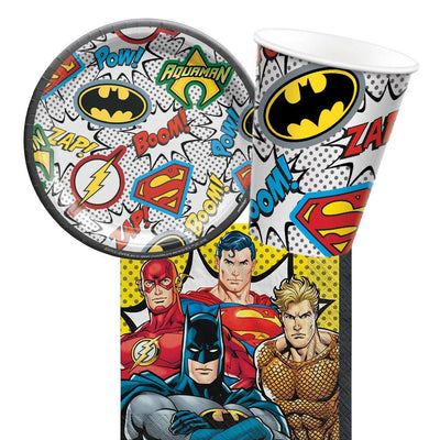 Justice League 8 Guest Tableware Party Pack