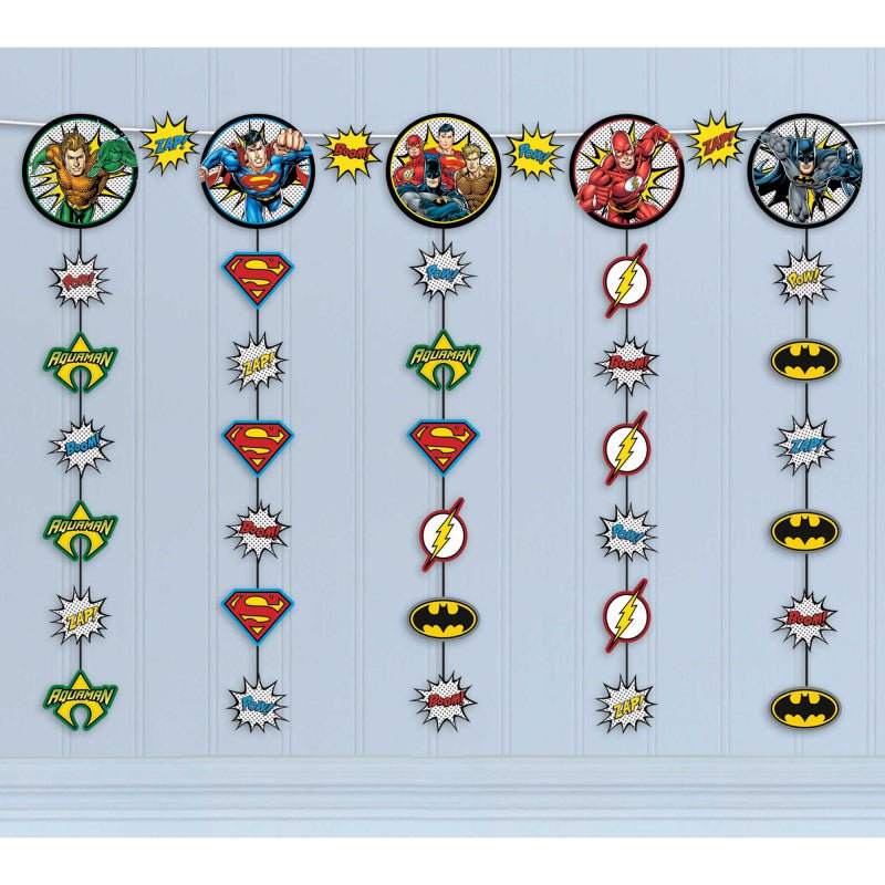 Justice League Heroes Unite Hanging String Decoration Payday Deals