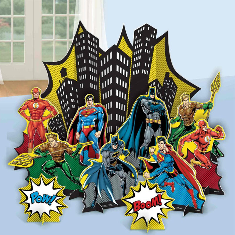 Justice League Heroes Unite Table Decorating Kit Payday Deals