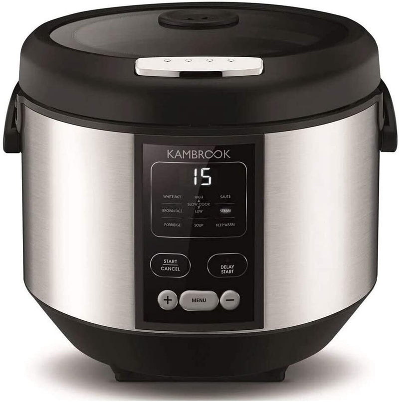 Kambrook 6L Health Steam Plus Electric Multi Rice/Slow Cooker/Steamer w/Basket Payday Deals