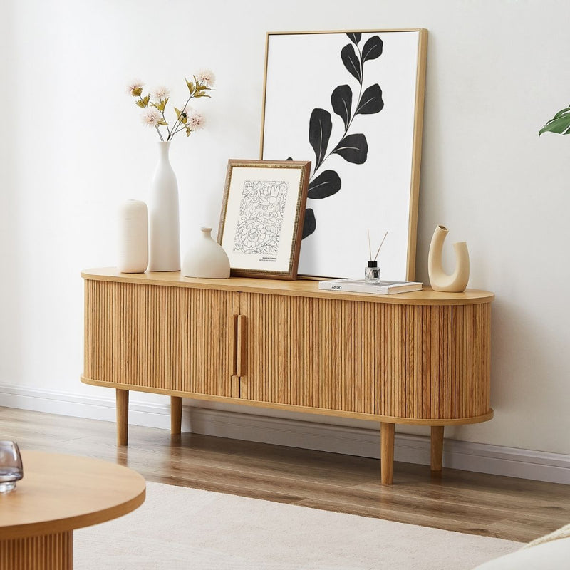 Kate Column TV Stand in Natural 160cm Payday Deals