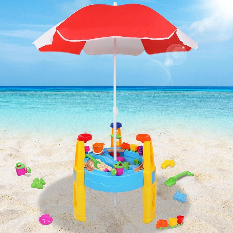 Keezi 26 Piece Kids Umbrella & Table Set Payday Deals