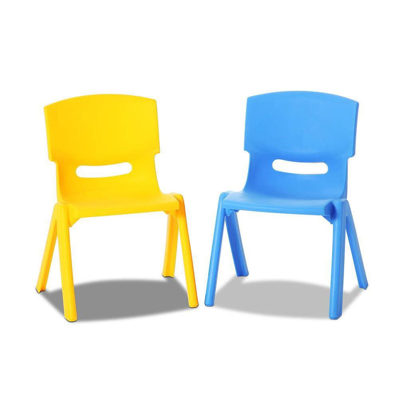 Keezi 3 Piece Kids Table and Chair Set - Blue