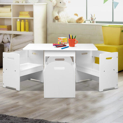 Keezi Kids Multi-function Table and Chair Hidden Storage Box Toy Activity Desk Payday Deals