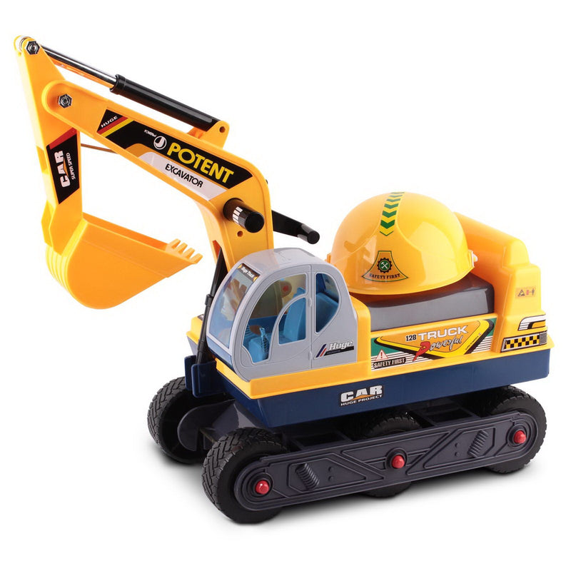 Keezi Kids Ride On Excavator - Yellow Payday Deals