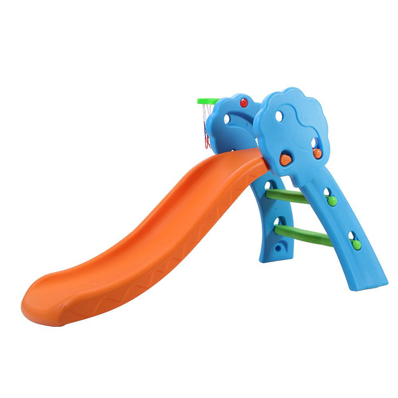 Keezi Kids Slide with Basketball Hoop Outdoor Indoor Playground Toddler Play Payday Deals