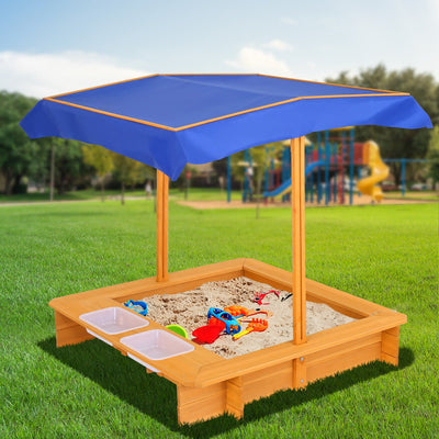 Keezi Outdoor Canopy Sand Pit Payday Deals