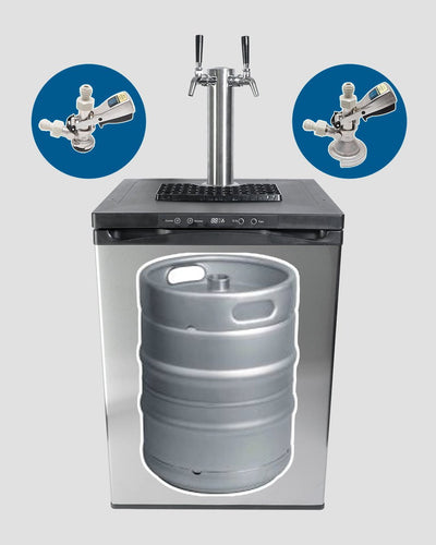 Keg King - Kegmaster Series XL - Fastap Double Tap With Couplers Payday Deals