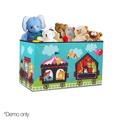 Kids Foldable Storage Toy Box - Green