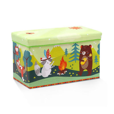 Kids Foldable Storage Toy Box - Light Green