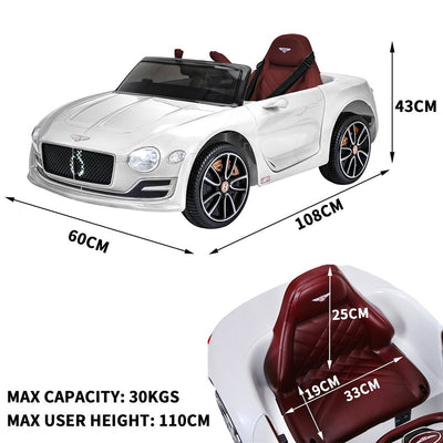 Kids Ride On Car 12V Battery Bentley Licensed Electric Toy Remote Control Motor Payday Deals