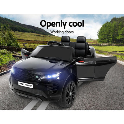 Kids Ride On Car Licensed Land Rover 12V Electric Car Toys Battery Remote Black Payday Deals