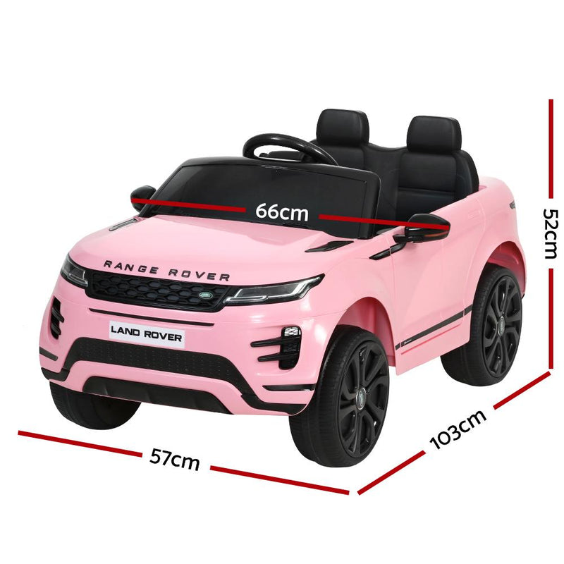 Kids Ride On Car Licensed Land Rover 12V Electric Car Toys Battery Remote Pink Payday Deals