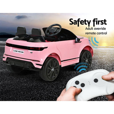 Kids Ride On Car Licensed Land Rover 12V Electric Car Toys Battery Remote Pink Payday Deals