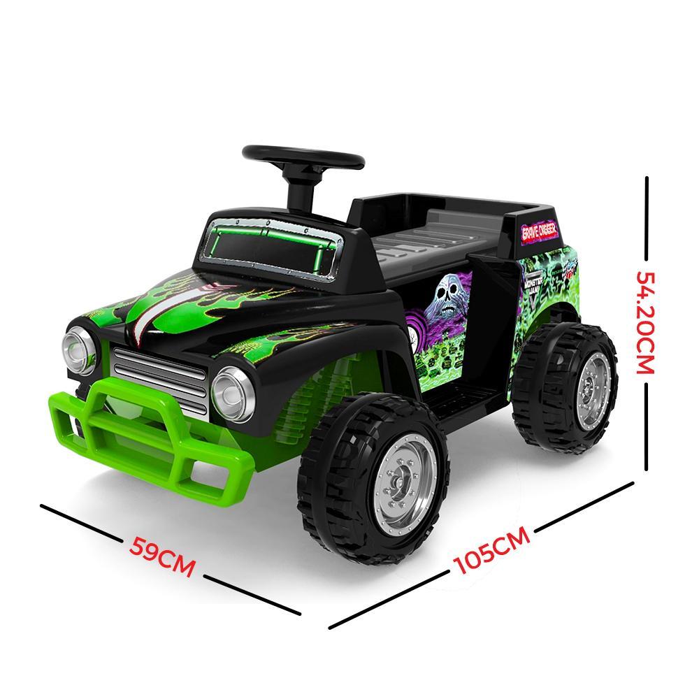 Grave digger battery powered ride best sale on