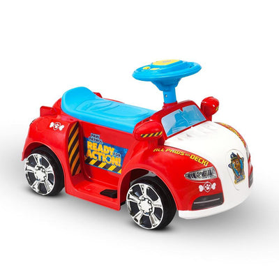 Kids Ride-On Car PAW Patrol 6V Battery Toy Rescue Vehicle Foot On Deck Control