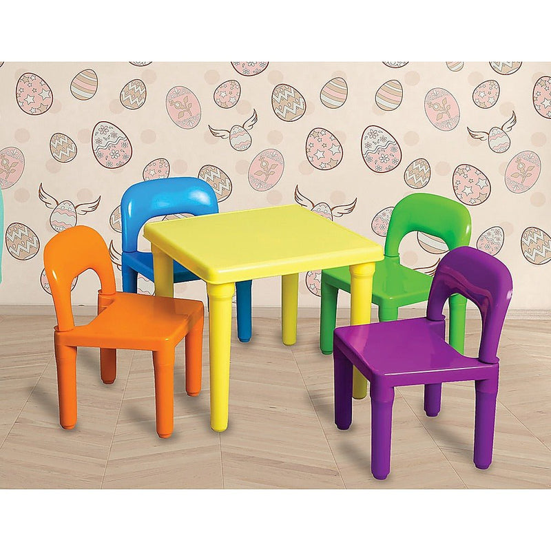 Kids Table and Chairs Play Set Toddler Child Toy Activity Furniture In-Outdoor Payday Deals