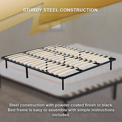 King Metal Bed Frame - Bedroom Furniture Payday Deals