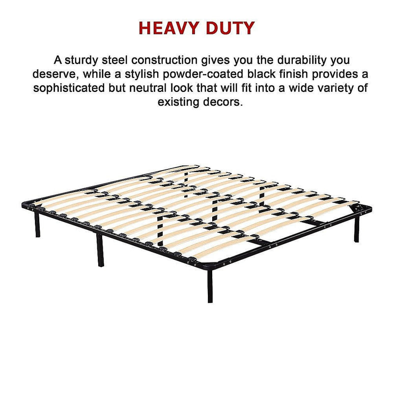 King Metal Bed Frame - Bedroom Furniture Payday Deals