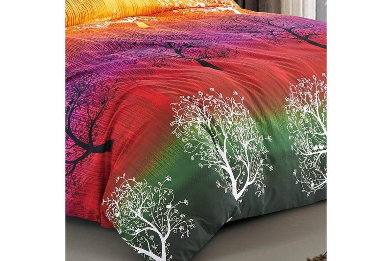King Size Cumbria Fairy Forest Quilt Cover Set Payday Deals