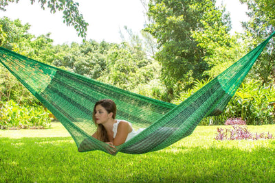 King Size Mayan Legacy Cotton Mexican Hammock in Jardin Colour Payday Deals