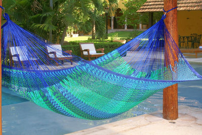 King Size Outoor Cotton Mayan Legacy Mexican Hammock in Caribe Payday Deals