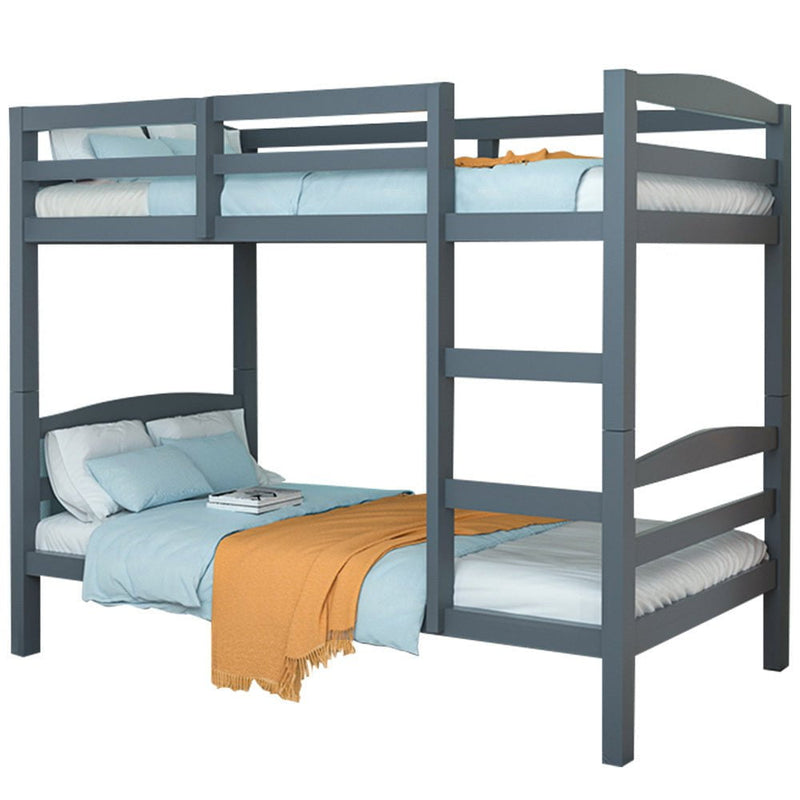 Kingston Slumber Bunk Bed Frame Single Wooden Children Timber PIne Wood Loft Kids Bedroom Furniture Payday Deals