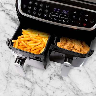 Kitchen Couture DUO 2-Basket 12-in-1 Digital Air Fryer 2 x 4.5 Litre LED Display Black Payday Deals