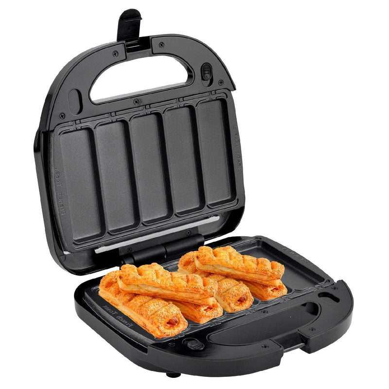 Kitchen Couture Pastry Maker Sausage Rolls Apple Pies Non-Stick Surface Black  Black Payday Deals