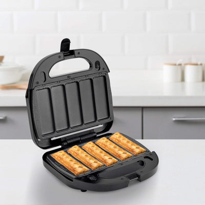 Kitchen Couture Pastry Maker Sausage Rolls Apple Pies Non-Stick Surface Black  Black Payday Deals