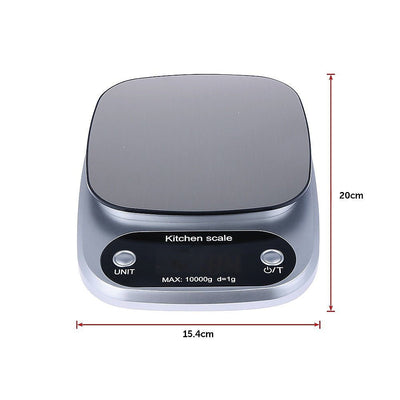 Kitchen Scale Digital Postal LCD Electronic Weight Scales Food Shop 10kg/1g Payday Deals