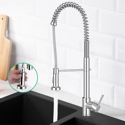 Cefito Kitchen Tap Mixer Faucet Taps Pull Out Laundry Bath Sink Brass Watermark