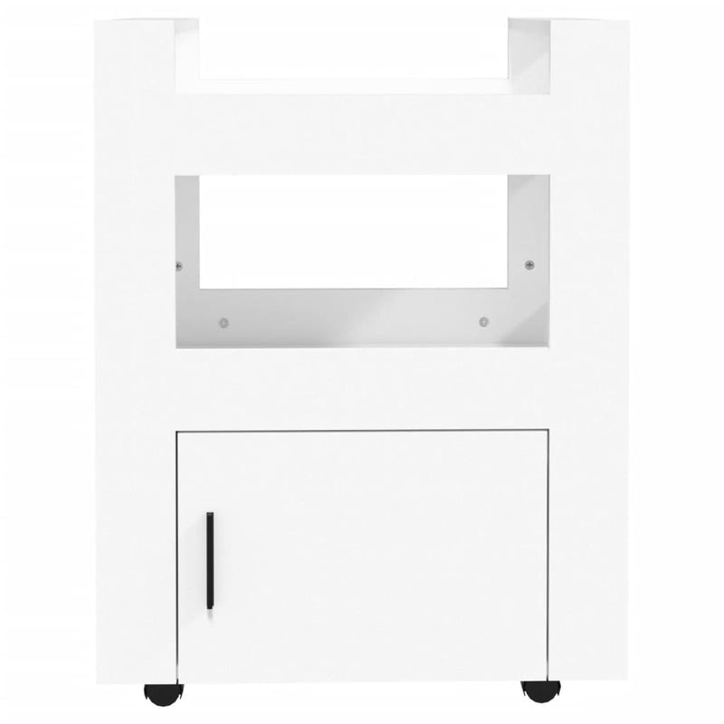 Kitchen Trolley White 60x45x80 cm Engineered Wood Payday Deals