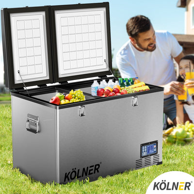 Kolner 80l Portable Fridge Cooler Freezer Camping Car Travel Refrigerator Payday Deals