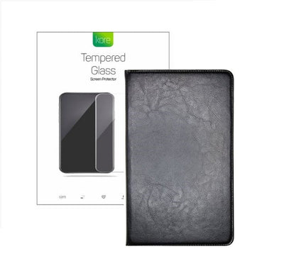 Kore Bundle Pack for Samsung Galaxy Tab A 10.1 - Binder Case & Tempered Glass Screen Protector