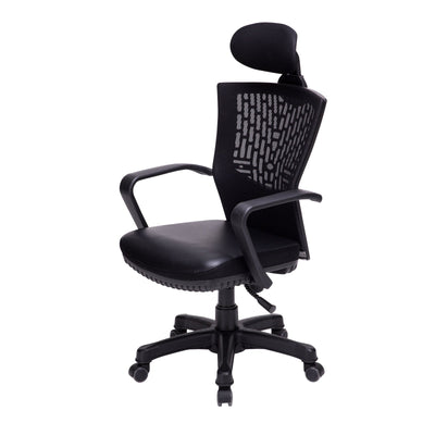 Korean Black Office Chair Ergonomic Chill