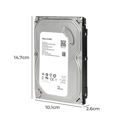 Kvenland 1TB Hard Drive For Security Camera Wireless System CCTV 10.1x2.6x14.7cm Payday Deals