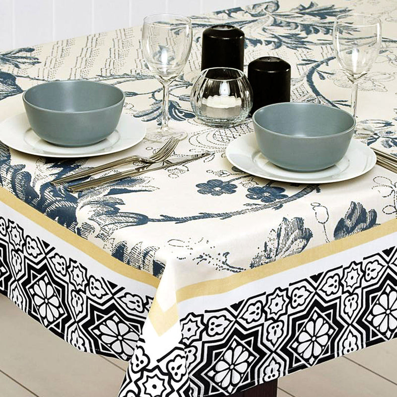 Ladelle Victoria Floral Tablecloth 10 to 12 Seater Oblong 150 x 300 cm Payday Deals