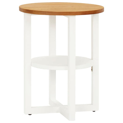 Lamp Table 40x50 cm Solid Oak Wood Payday Deals