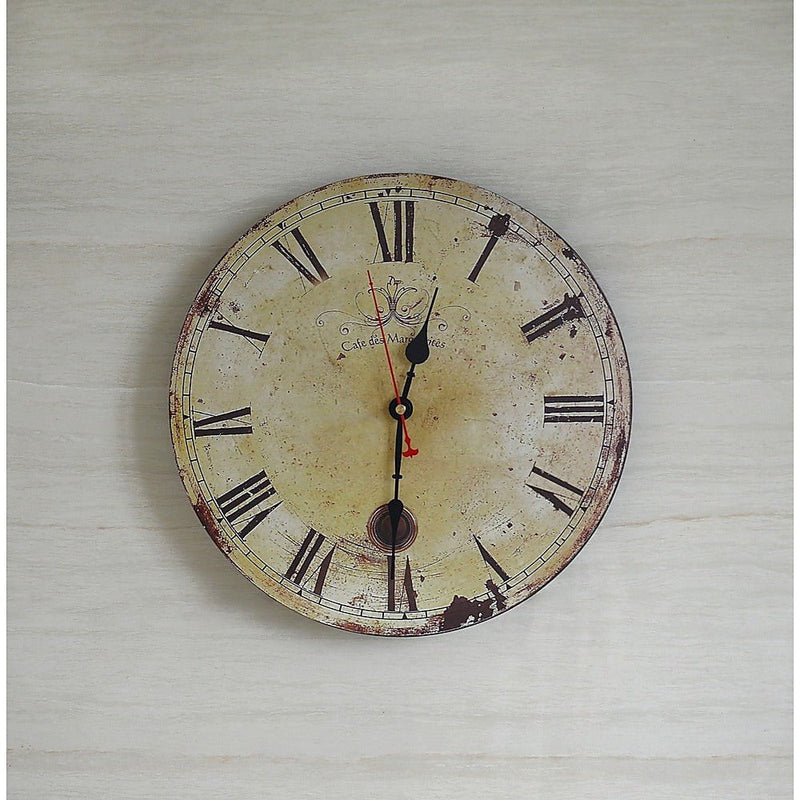 Large Vintage Wall Clock Kitchen  Office Retro Timepiece Payday Deals