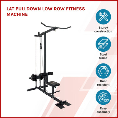 Lat PullDown Low Row Fitness Machine Payday Deals