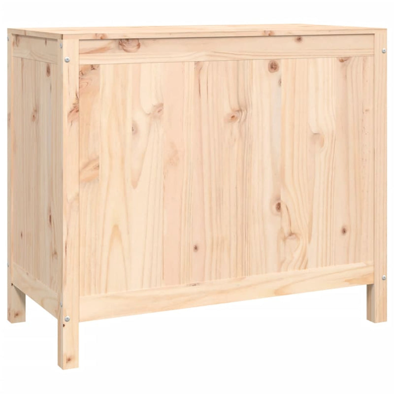 Laundry Box 88.5x44x76 cm Solid Wood Pine Payday Deals