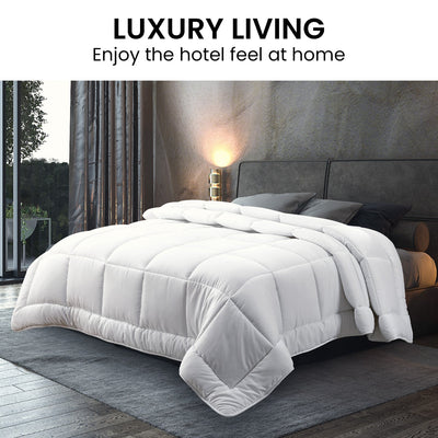 Laura Hill 500GSM Duck Down Feather Quilt Comforter Doona - Super King Payday Deals