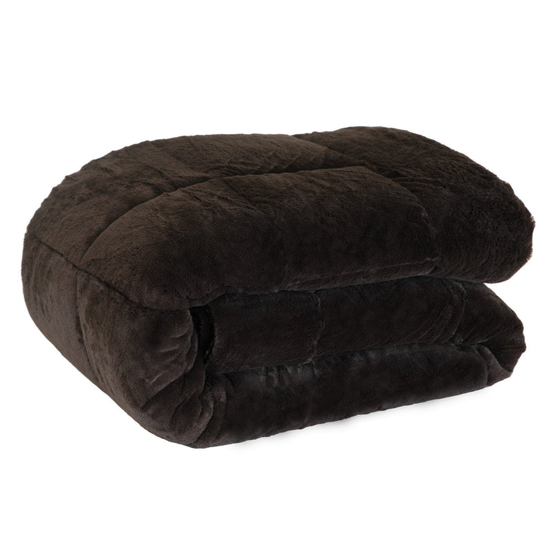 Laura Hill 500gsm Faux Mink Quilt Comforter - King Payday Deals