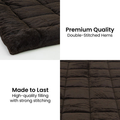 Laura Hill 600GSM Faux Mink Comforter Quilt Duvet Doona - Queen Payday Deals