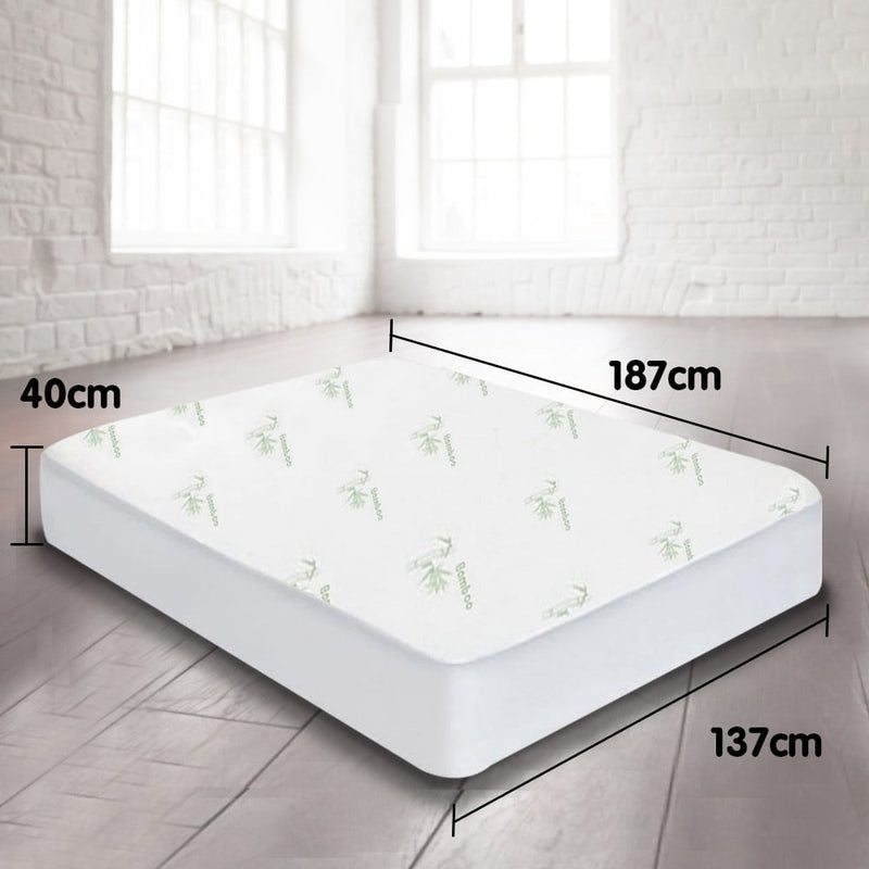 Laura Hill Bamboo Mattress Protector- Double Payday Deals