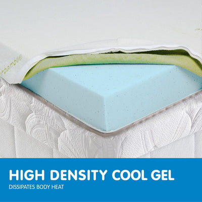 Laura Hill Cool Gel Memory Foam Mattress Topper - Single Payday Deals