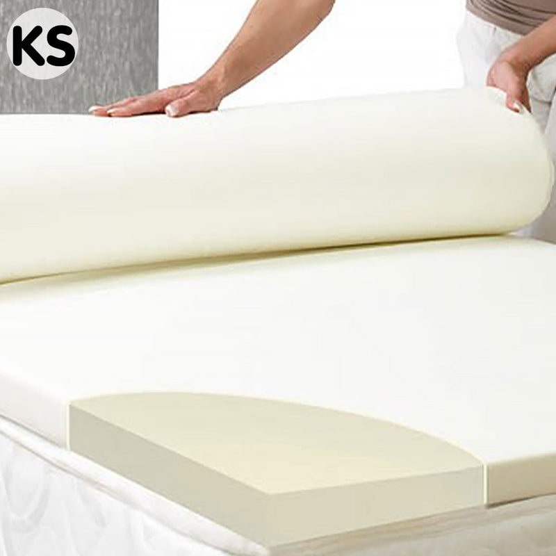 Laura Hill High Density Mattress Foam Topper 7cm - King Single Payday Deals