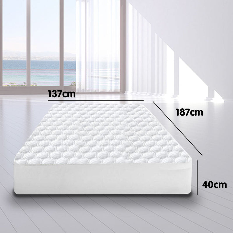 Laura Hill Luxury Cool Max Comfortable Fully Fitted Bed Mattress Protector - King Payday Deals